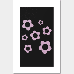 pack flowers aesthetic purple violet pink Posters and Art